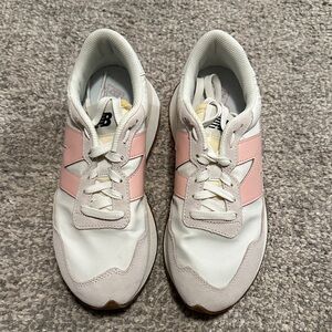 New Balance Women's Sneakers in Pink and White